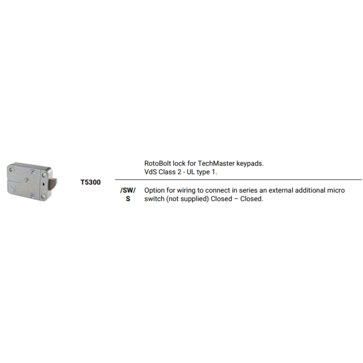 Tecnosicurezza T5300 (TechMaster)